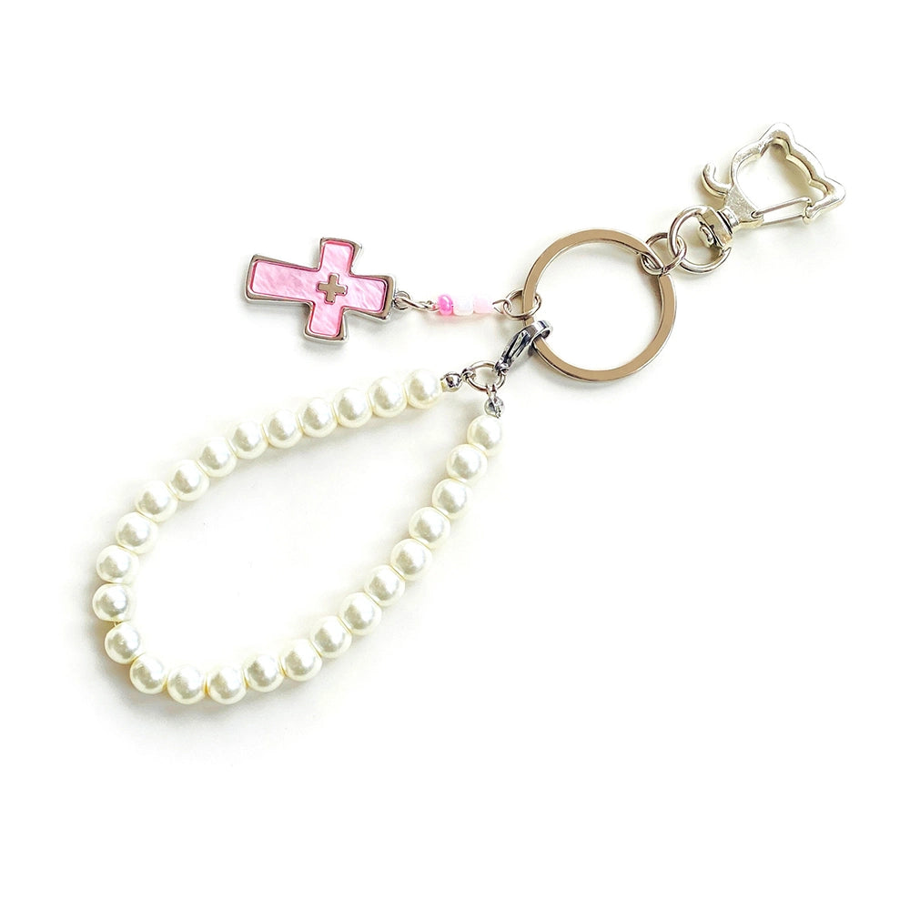 Creative Heart Cross Bag Charm