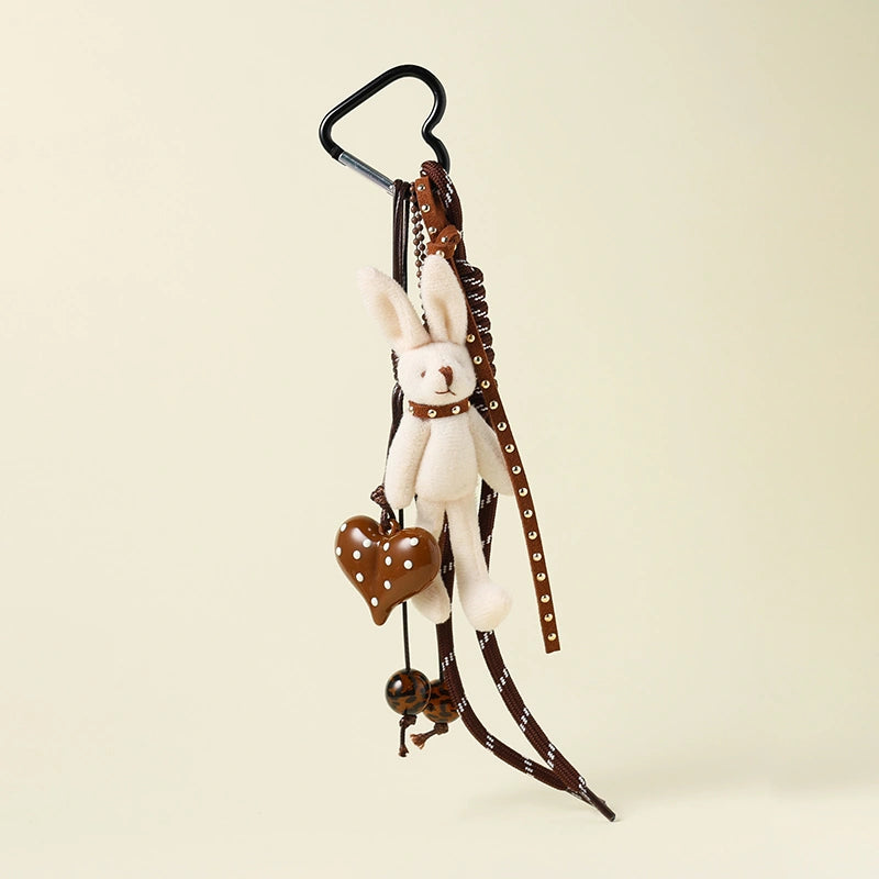 Creative Heart Dog & Bunny Bag Charm