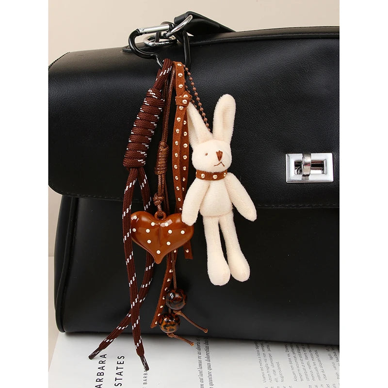 Creative Heart Dog & Bunny Bag Charm