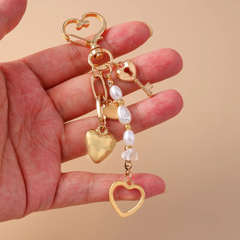 Creative Star & Heart Bag Charm