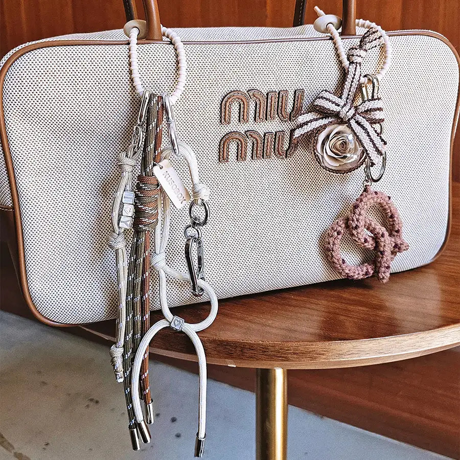 Creative Woven Bag Charm