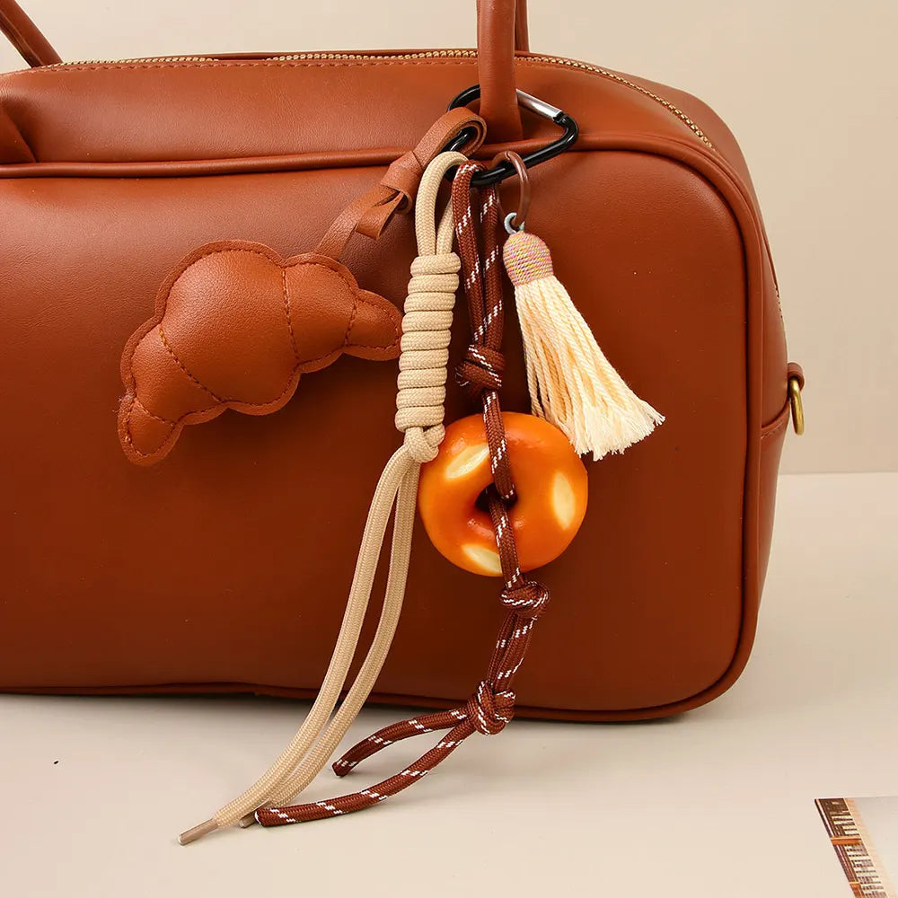 Croissant Tassel Bag Charm
