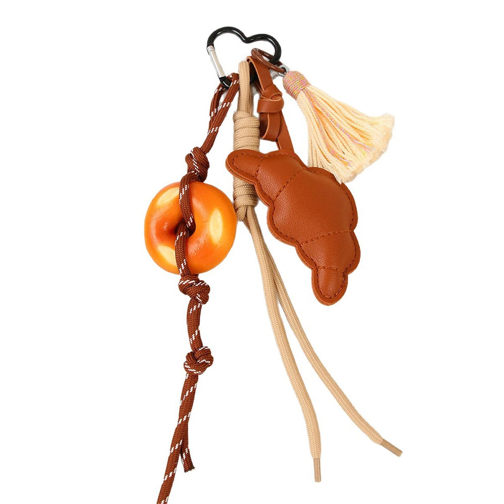 Croissant Tassel Bag Charm