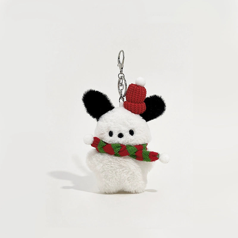Cute Christmas Puppy Bag Charm