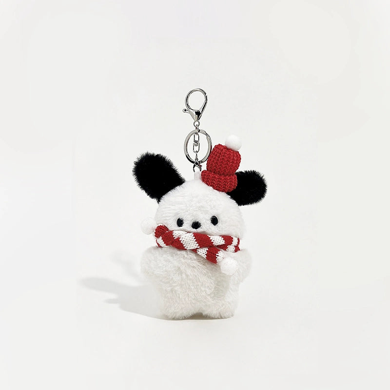 Cute Christmas Puppy Bag Charm