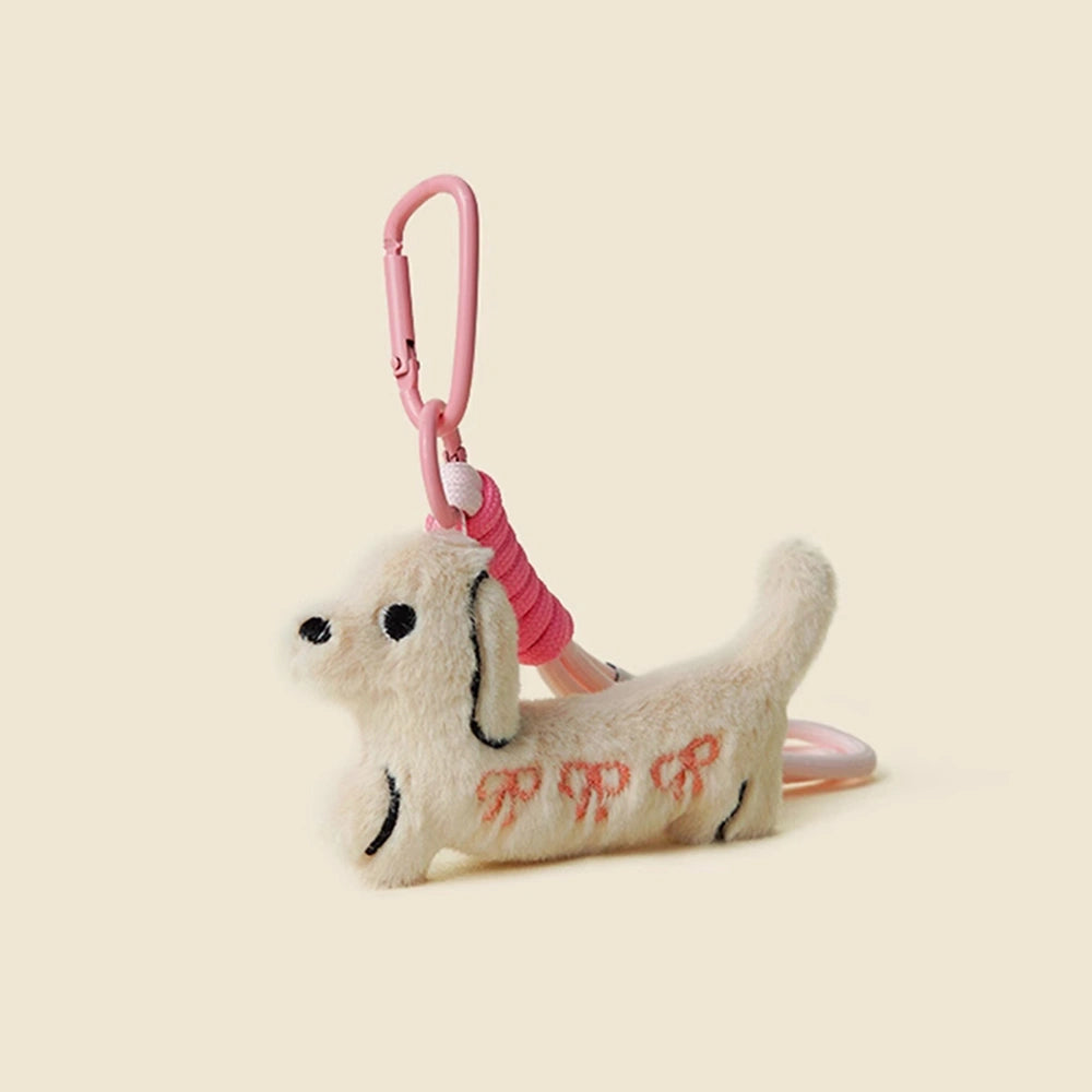 Cute Dachshund Plush Bag Charm