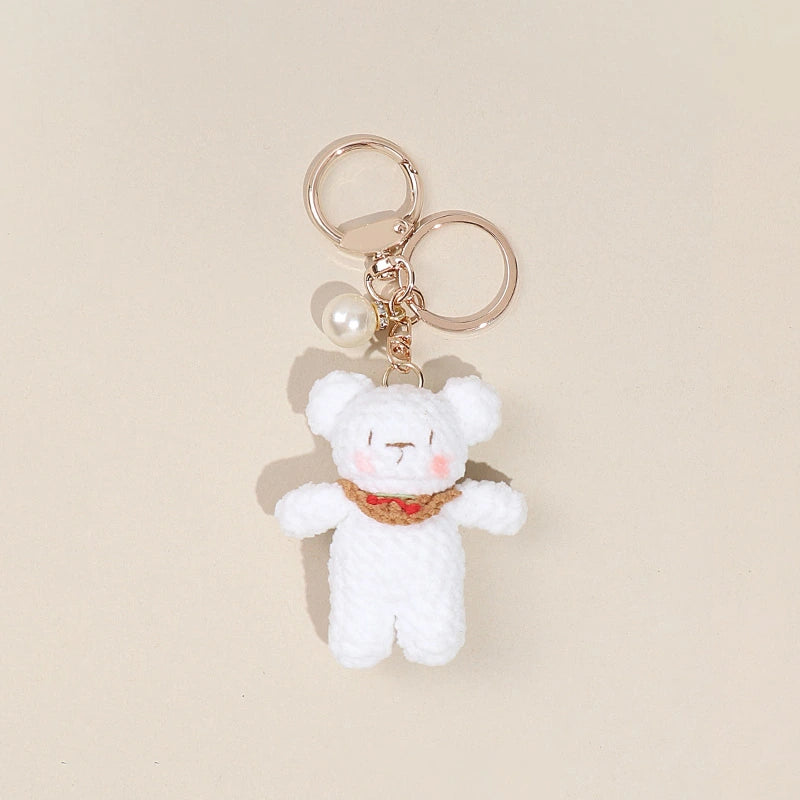 Cute Knitted Bear Bag Charm