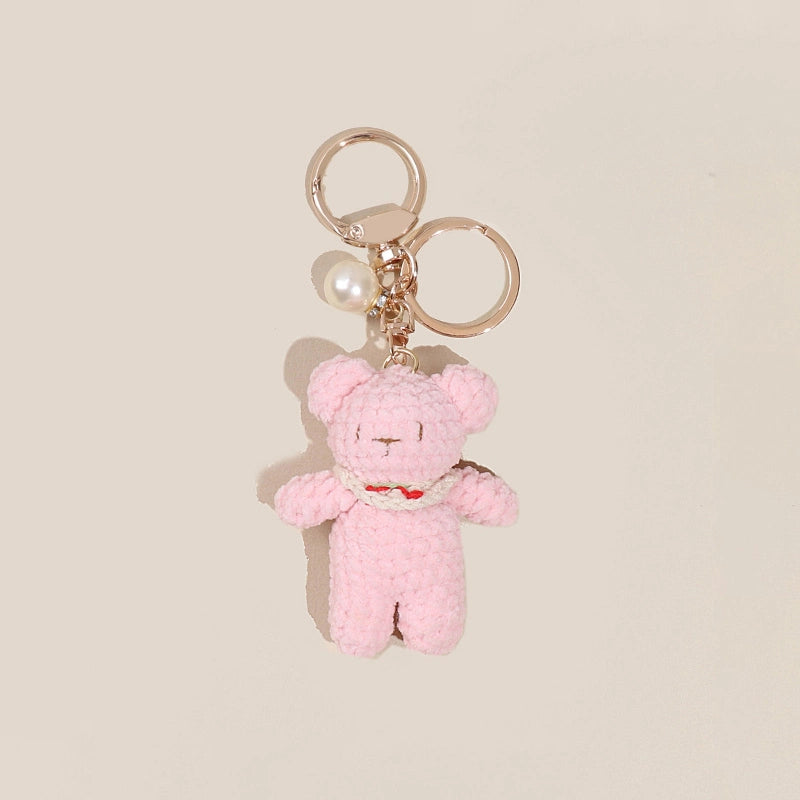 Cute Knitted Bear Bag Charm