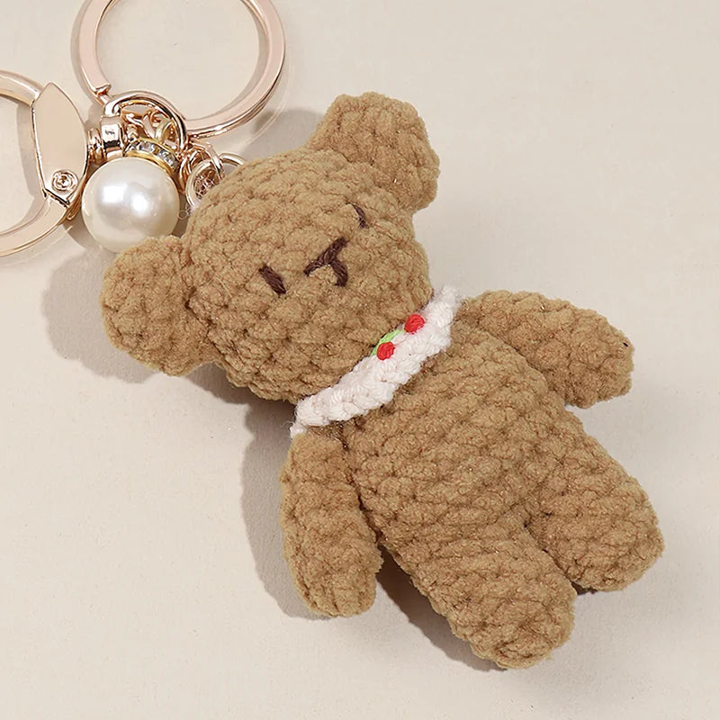 Cute Knitted Bear Bag Charm