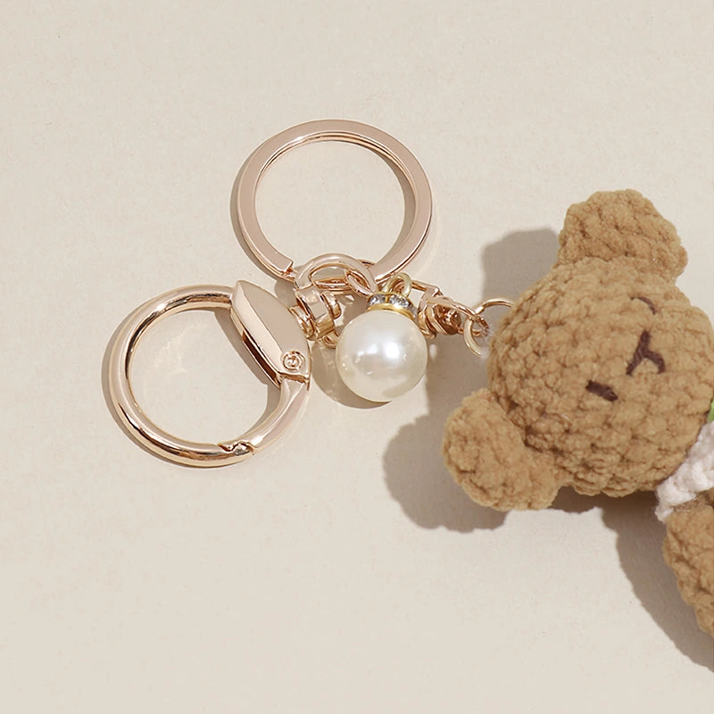 Cute Knitted Bear Bag Charm