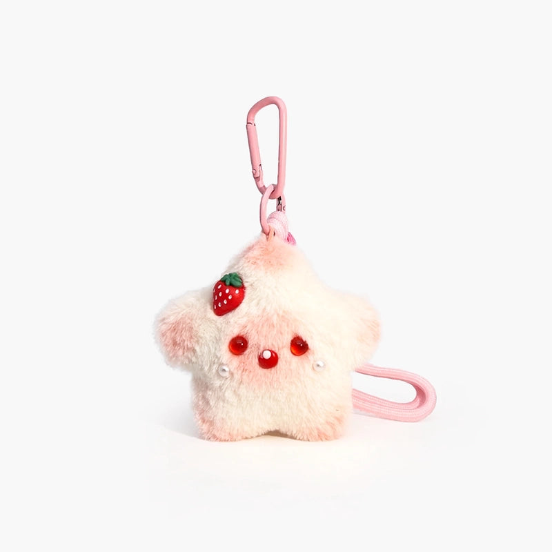 Cute Pink Plush Bag Charm