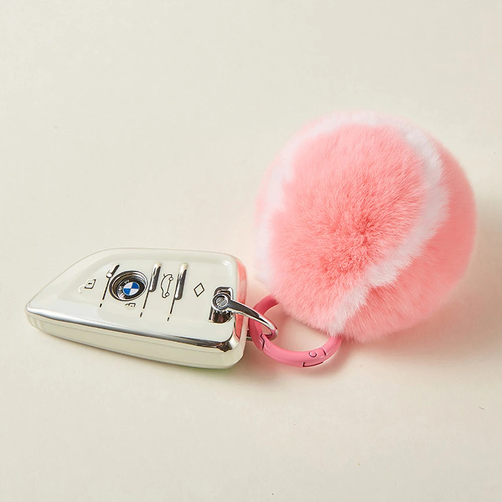 Cute Plush Ball Bag Charm
