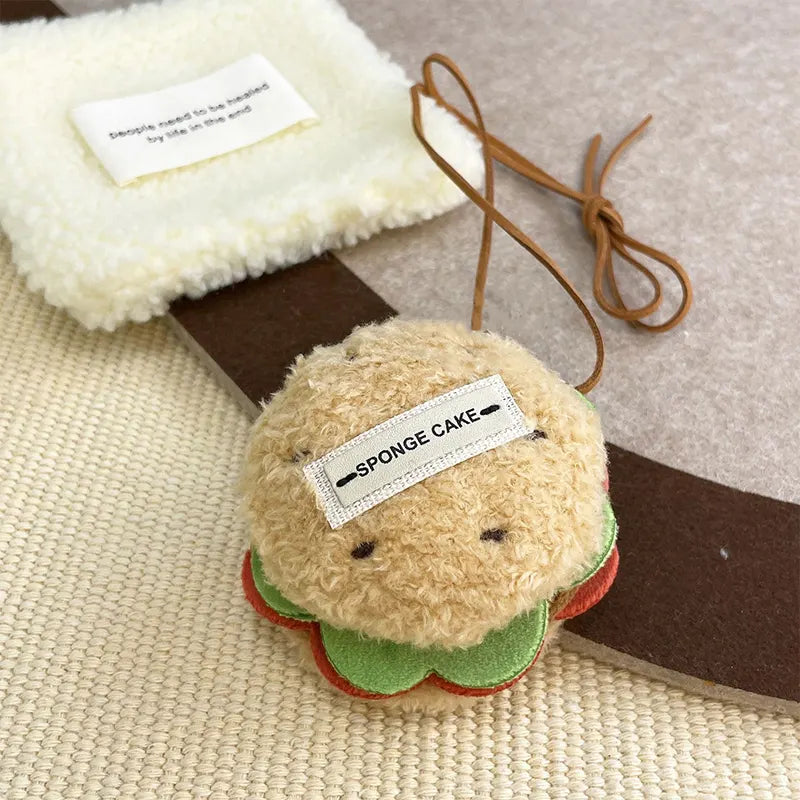 Cute Plush Cake Bag Charm