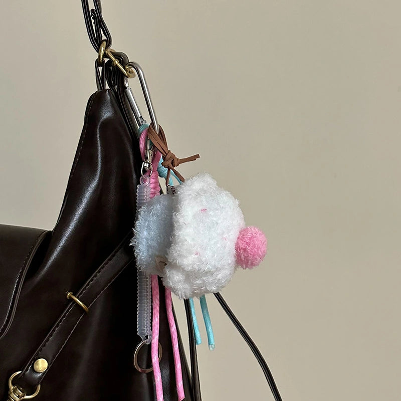 Cute Plush Cake Bag Charm