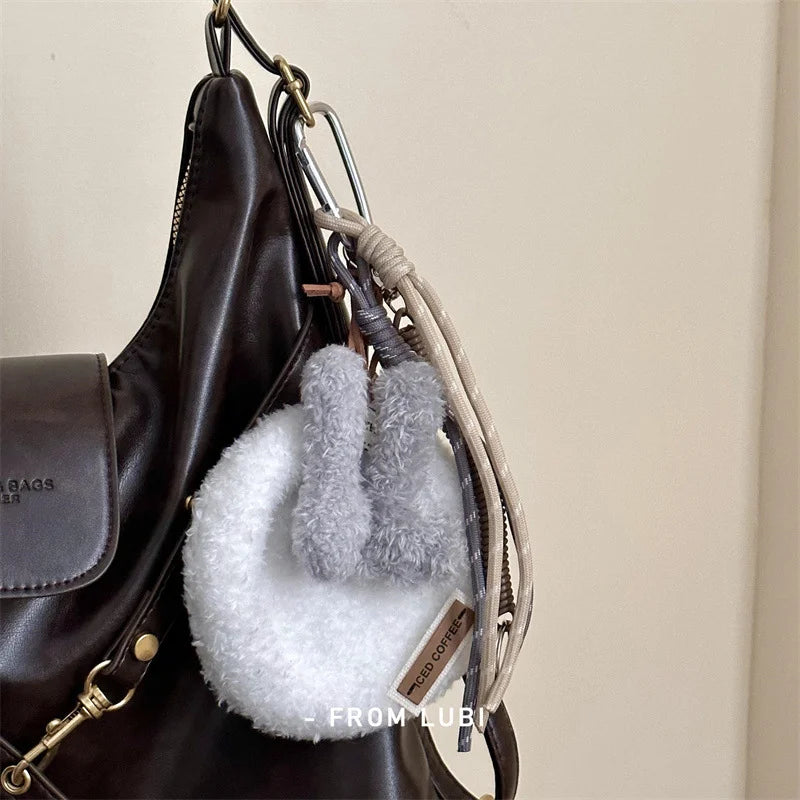 Cute Plush Cake Bag Charm