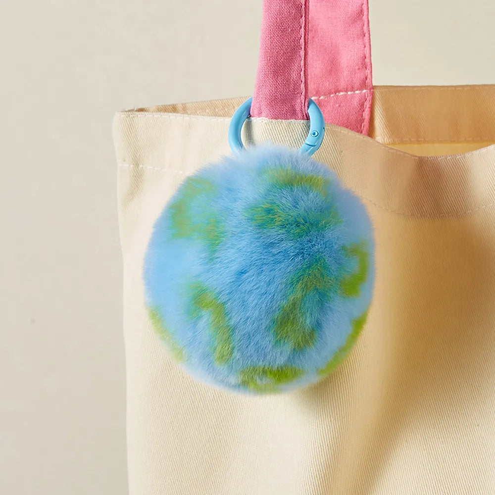 Cute Plush Tennis Ball Bag Charm