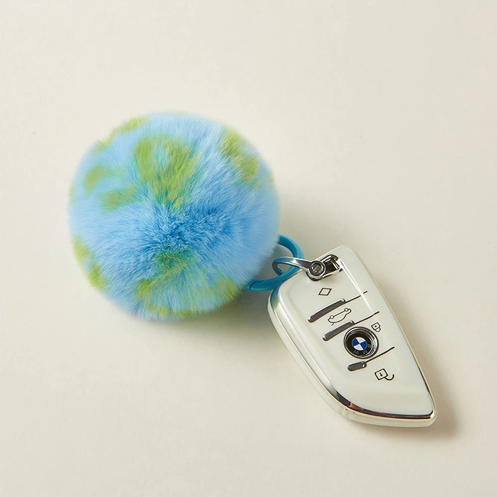Cute Plush Tennis Ball Bag Charm