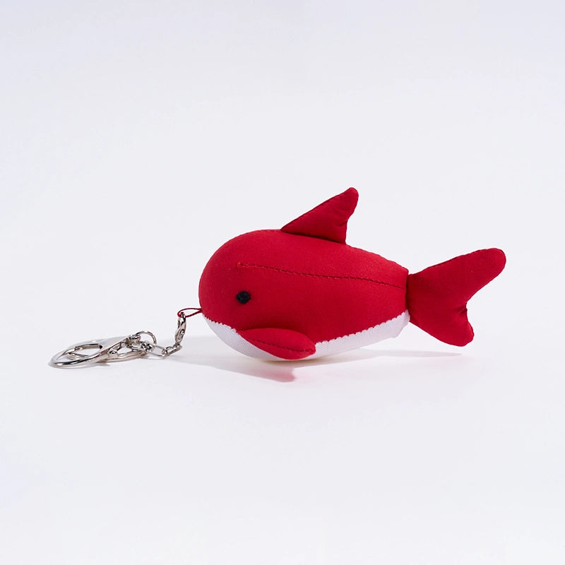 Cute little whale bag charm