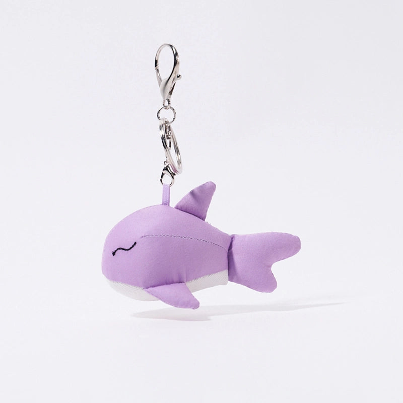 Cute little whale bag charm