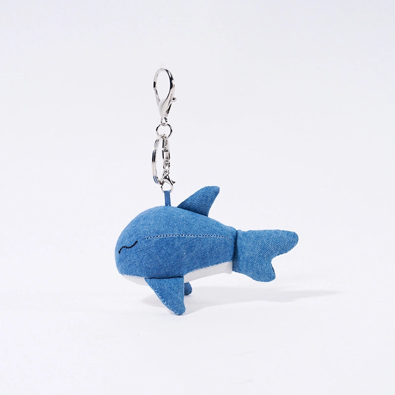 Cute little whale bag charm
