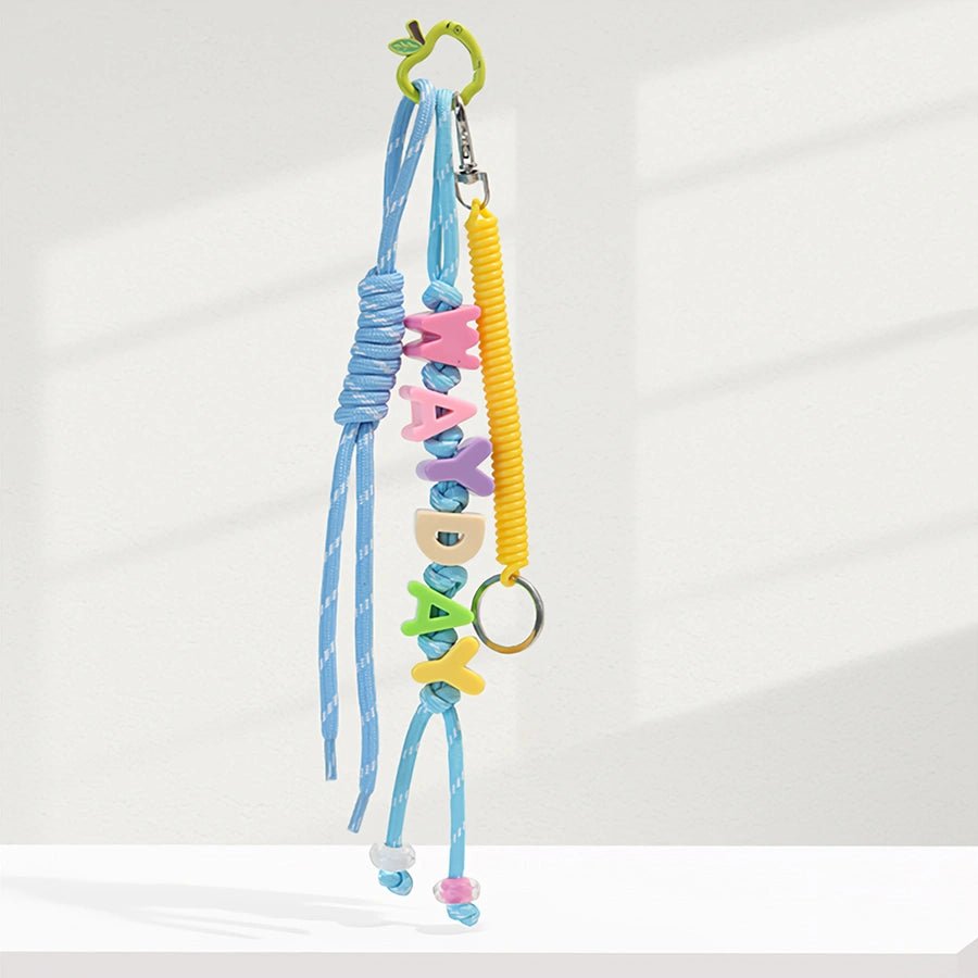 Beads Letter Bag Charm