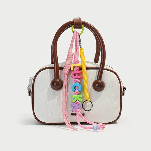 Beads Letter Bag Charm