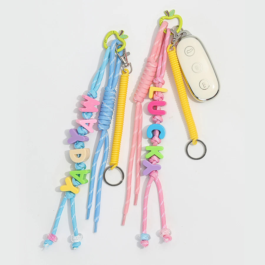 Beads Letter Bag Charm