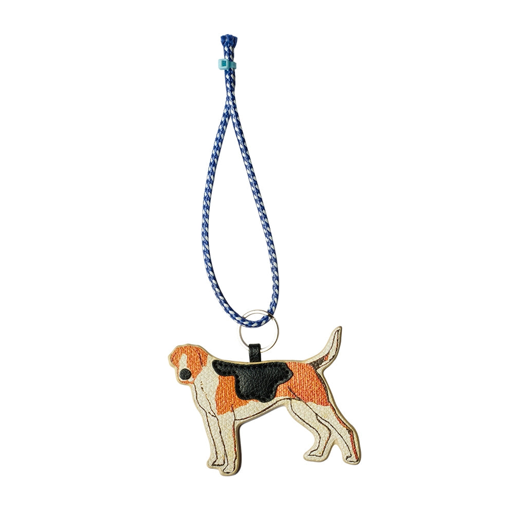 Double-Sided Leather Bag Charm