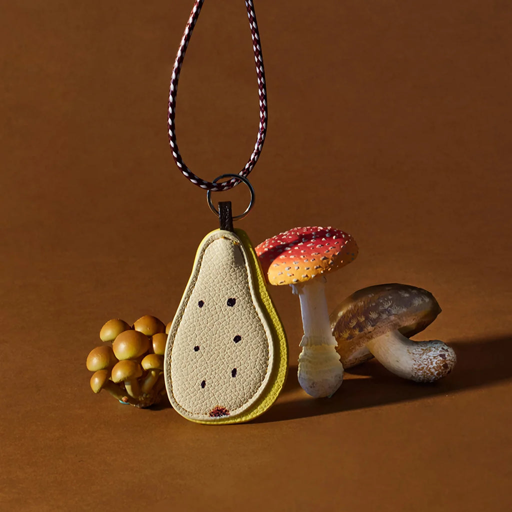 Double-Sided Leather Bag Charm