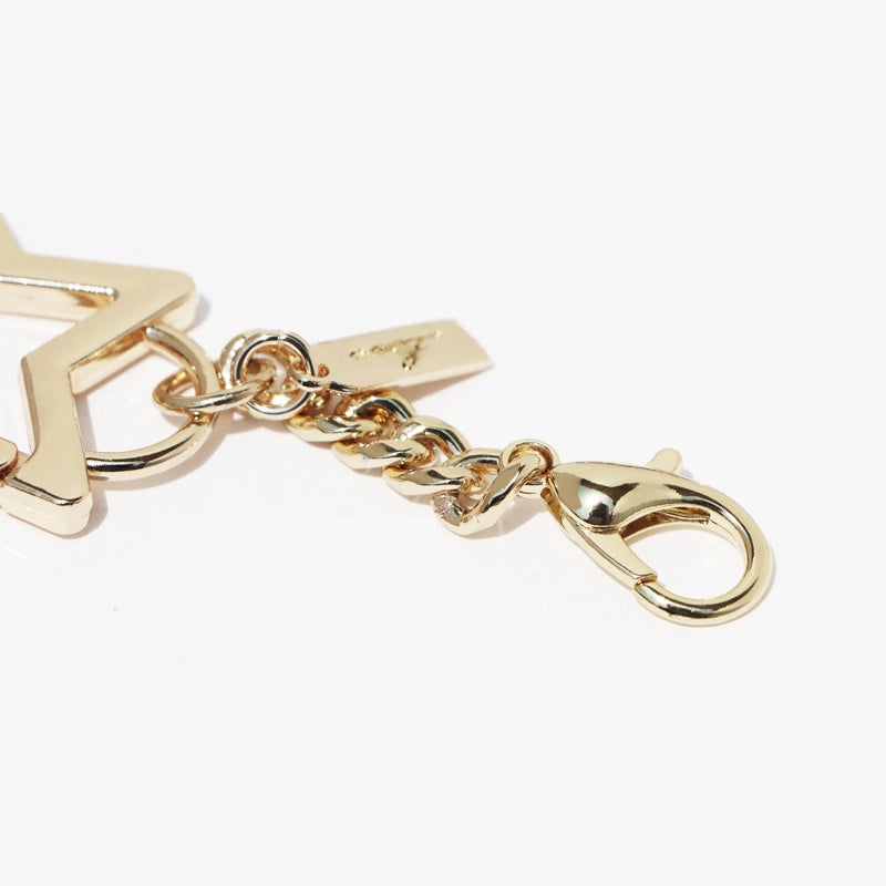 Double Buckle Star Bag Charm