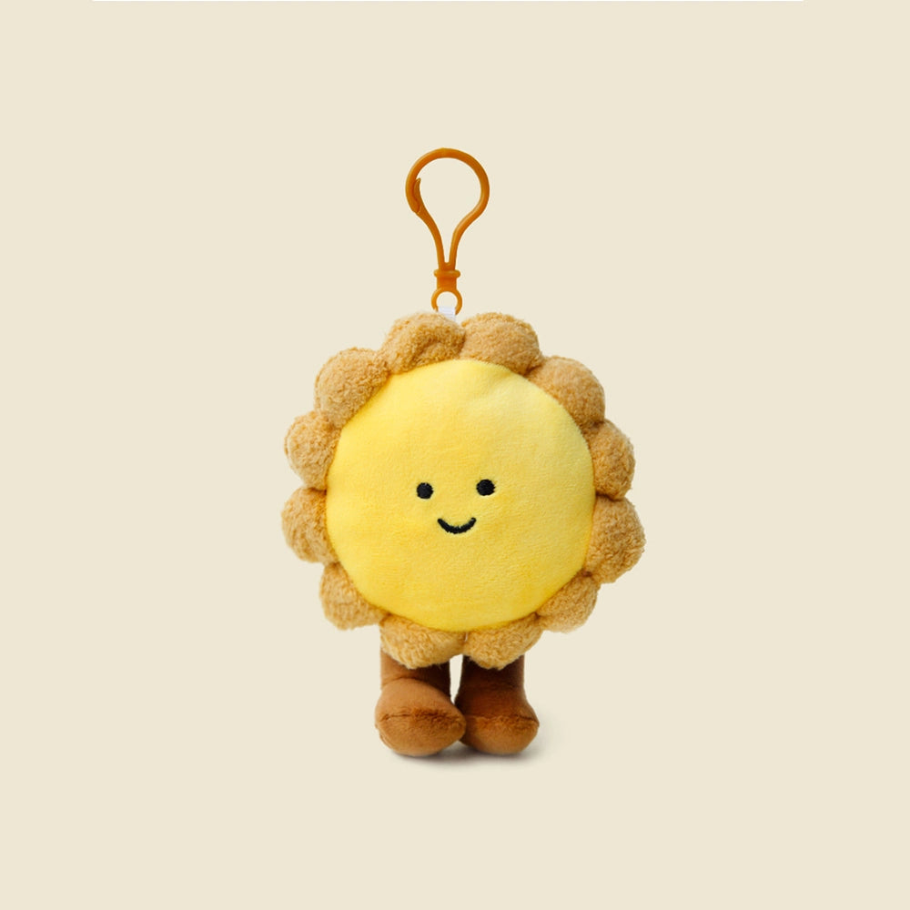 Egg Tart Plush Bag Charm