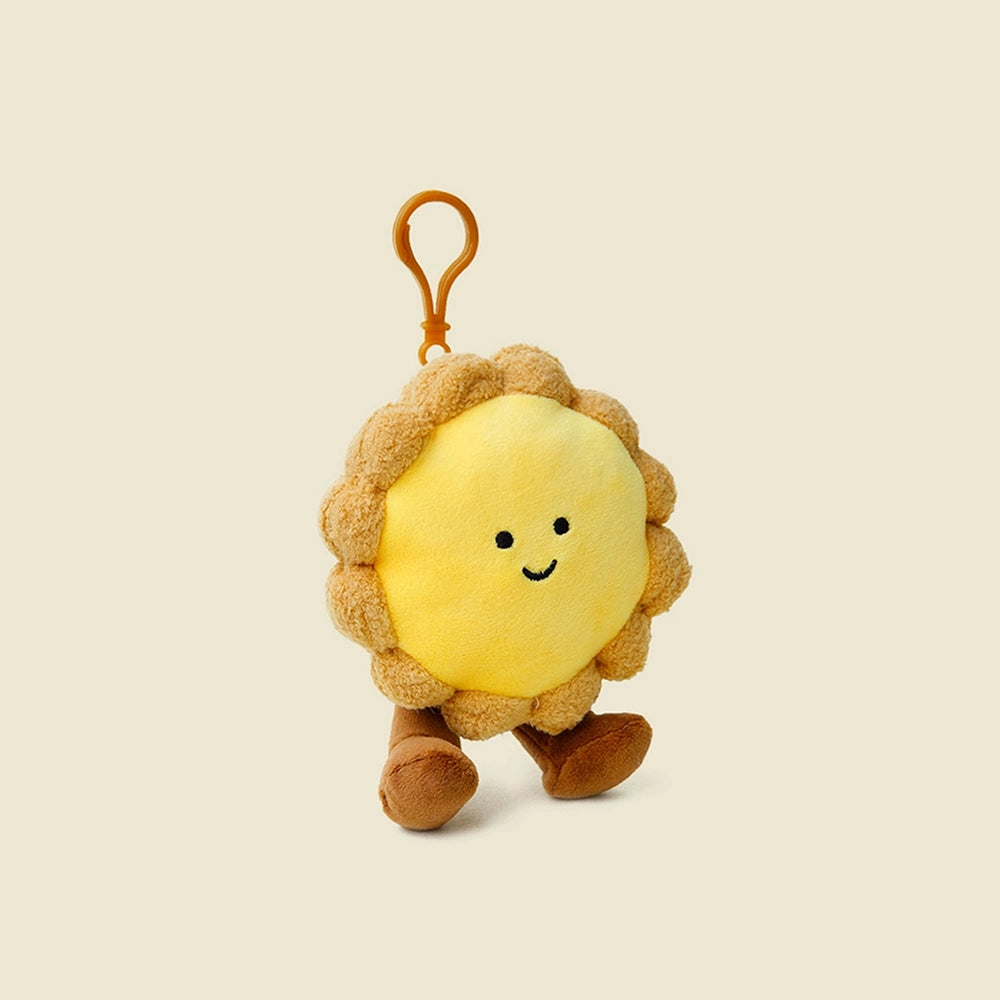Egg Tart Plush Bag Charm