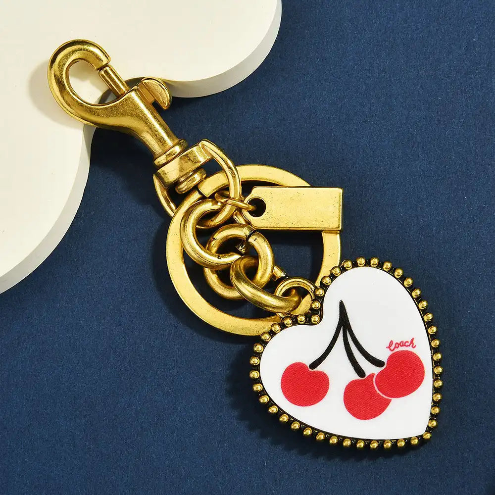Exquisite Heart Bag Charm