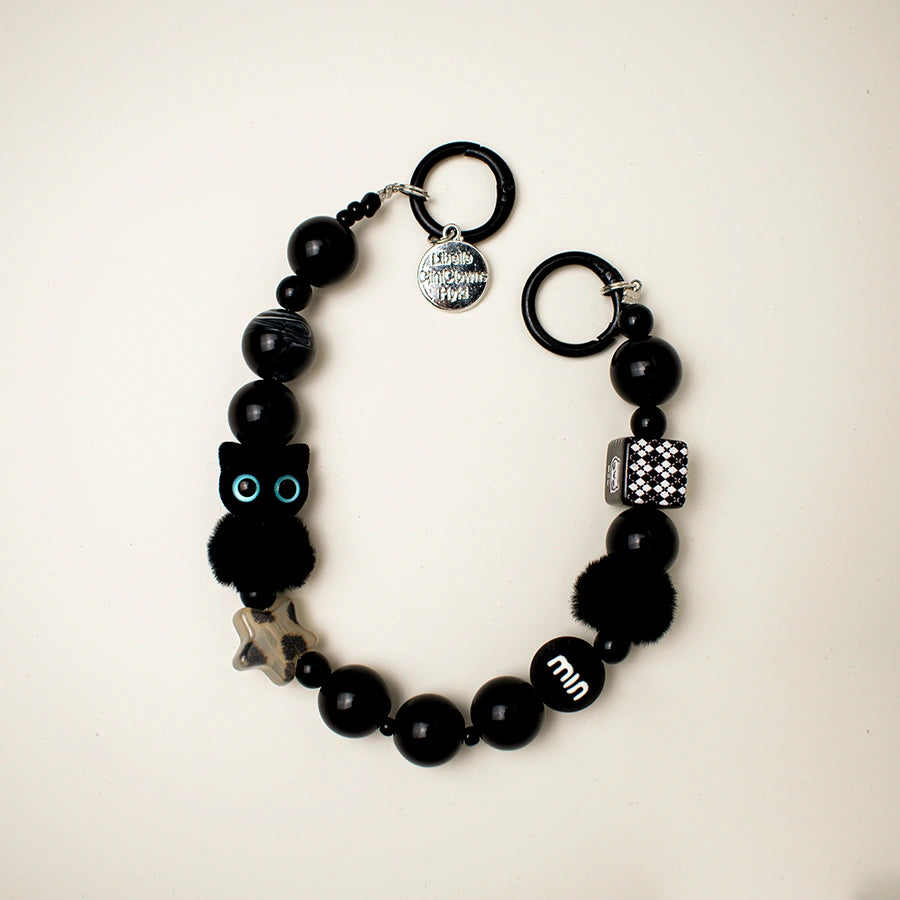 Felt Baguette & Donut Bag Charm