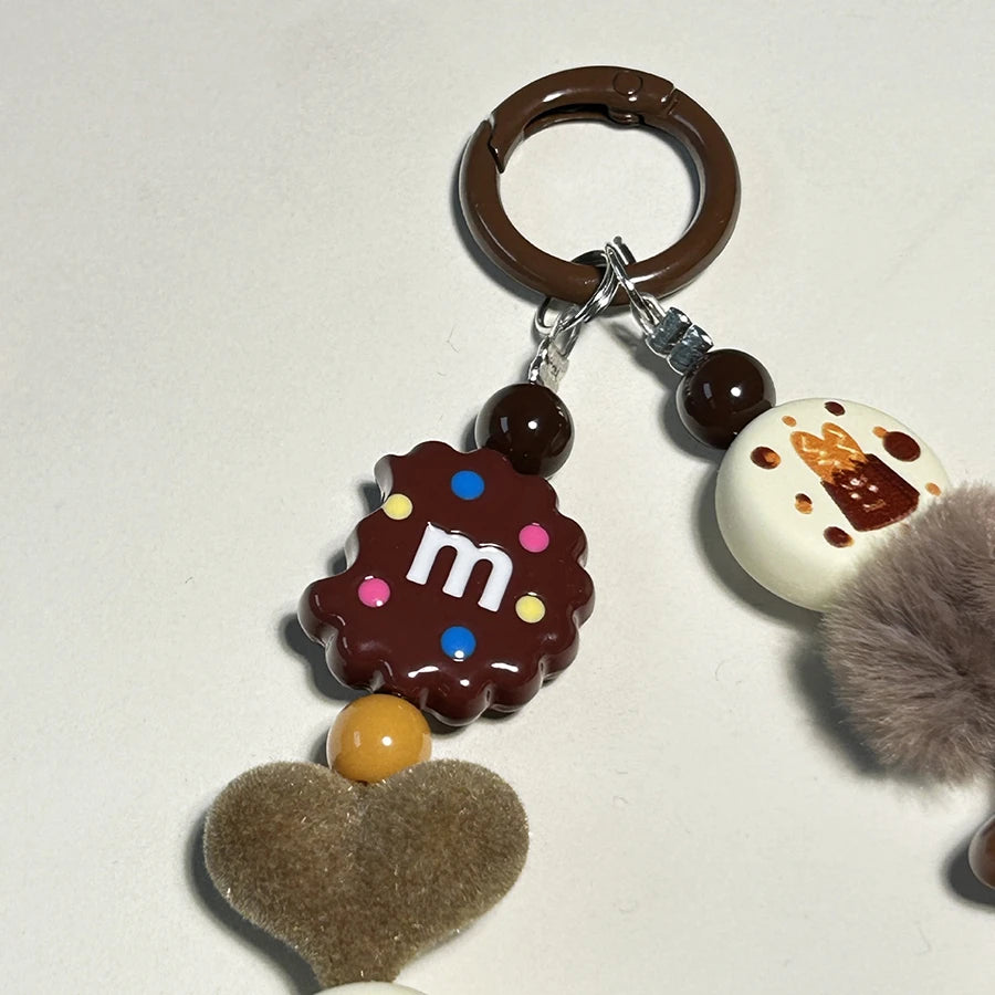 Felt Baguette & Donut Bag Charm