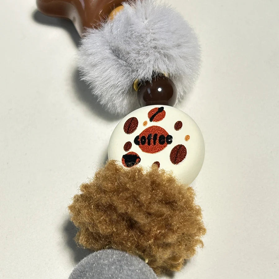 Felt Baguette & Donut Bag Charm