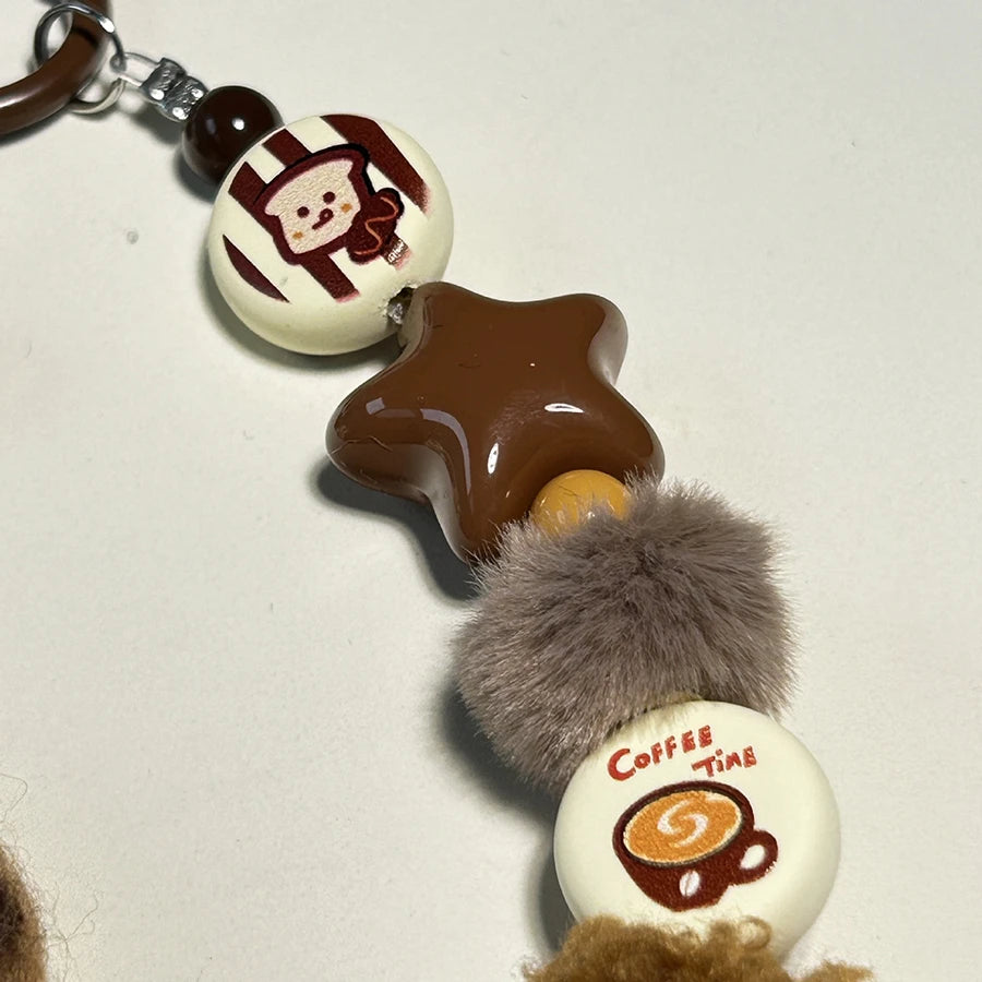 Felt Baguette & Donut Bag Charm