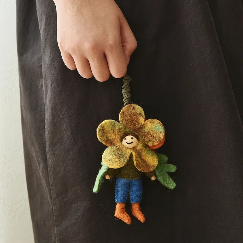 Felt Cartoon Bag Charm