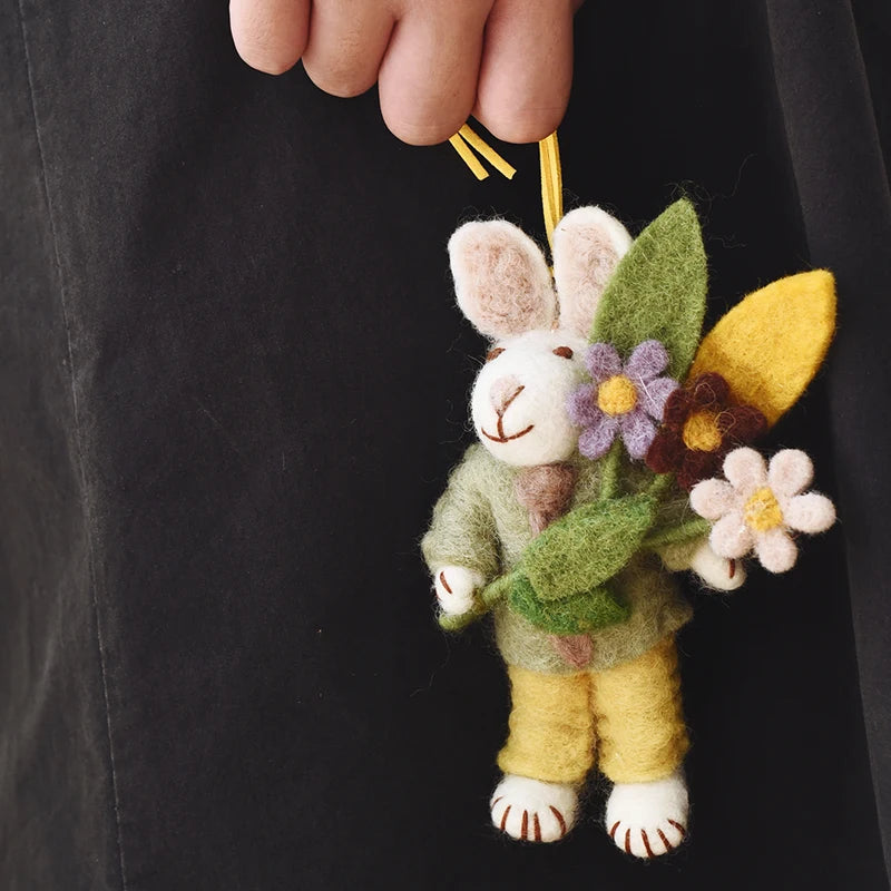 Felt Cartoon Bag Charm