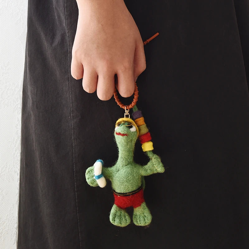 Felt Cartoon Bag Charm