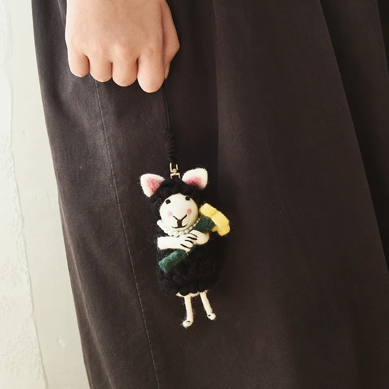 Felt Cartoon Bag Charm