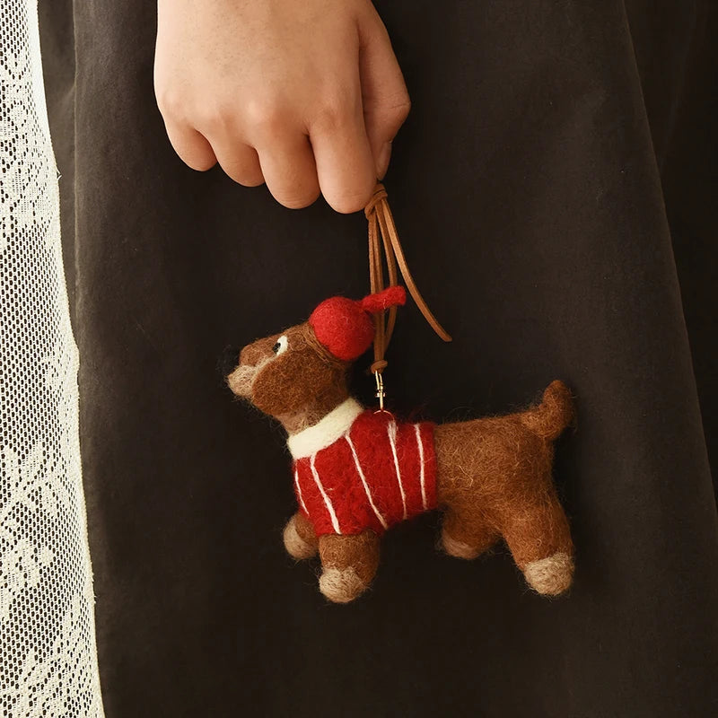 Felt Cartoon Bag Charm