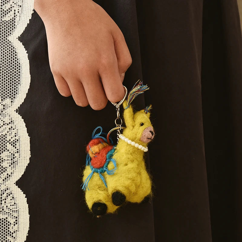 Felt Cartoon Bag Charm