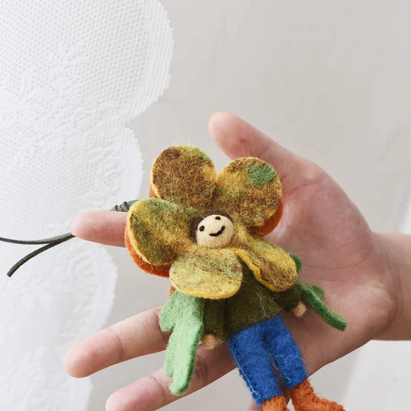 Felt Cartoon Bag Charm