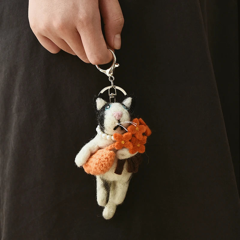 Felt Cartoon Bag Charm