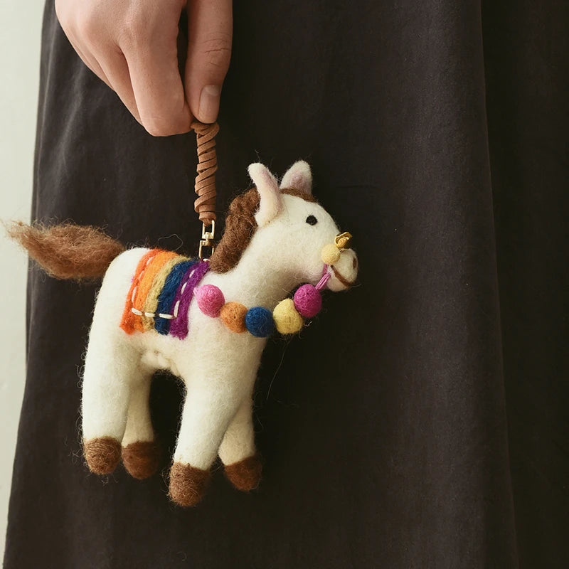 Felt Cartoon Bag Charm