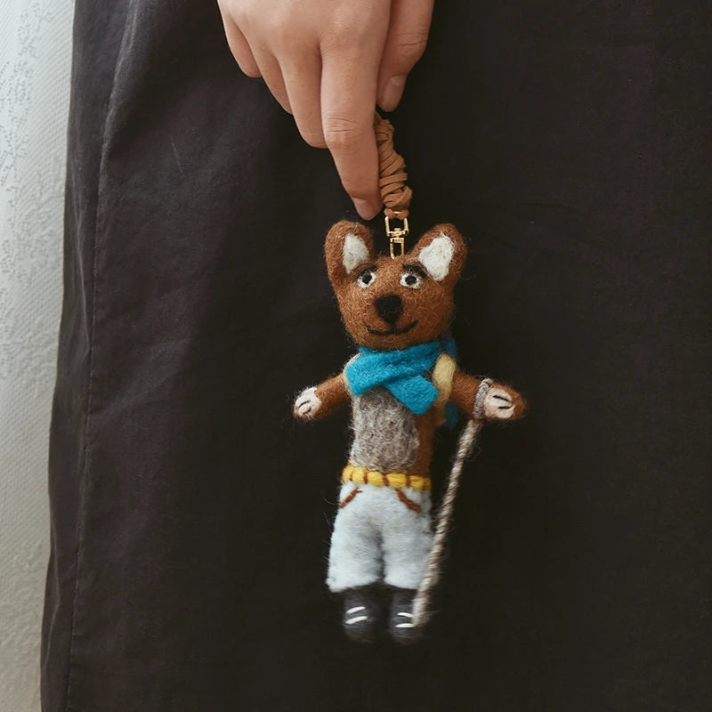 Felt Cartoon Bag Charm
