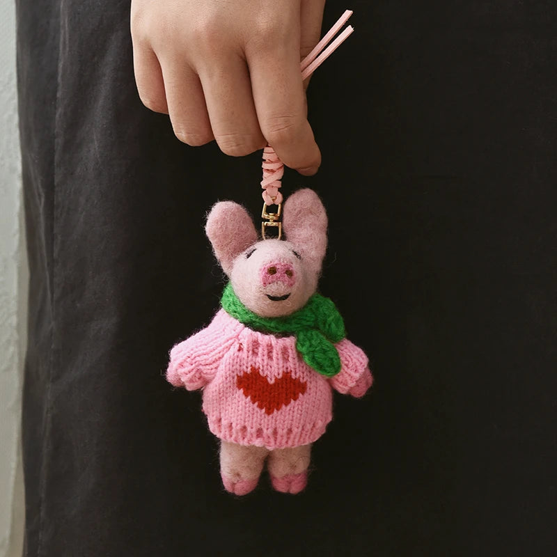 Felt Cartoon Bag Charm