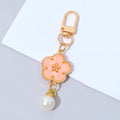 Flower Keychain Bag Charm