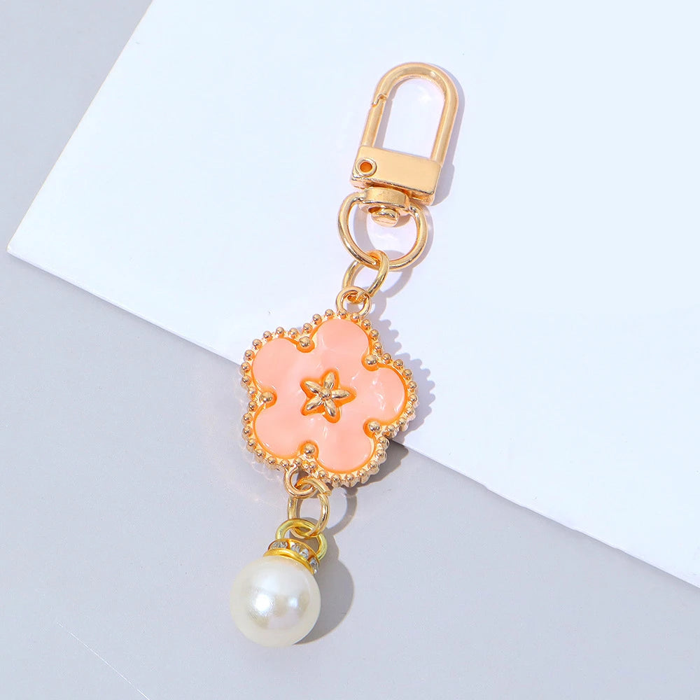 Flower Keychain Bag Charm